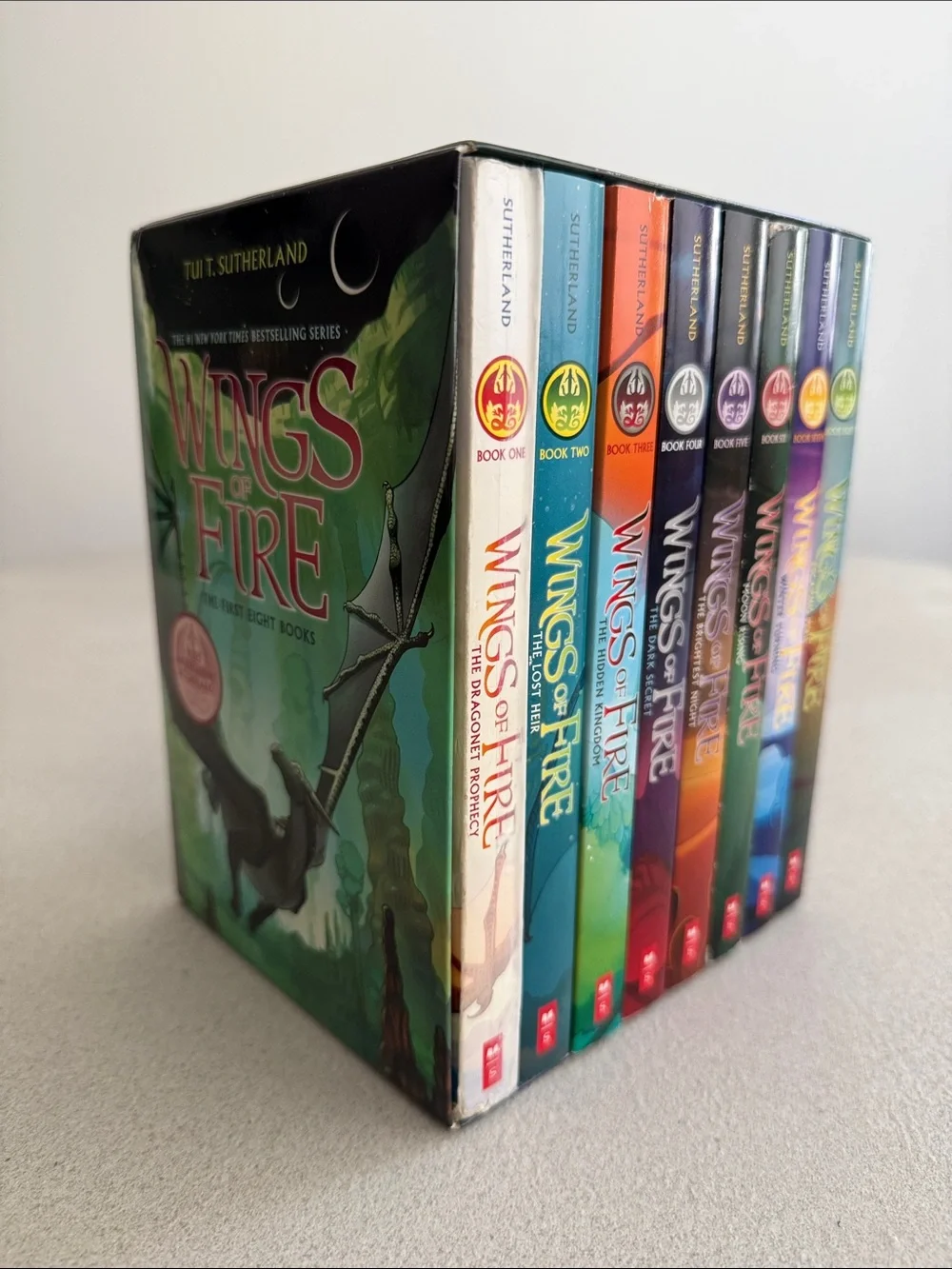 Wings of Fire Book Box Set (Green) -
